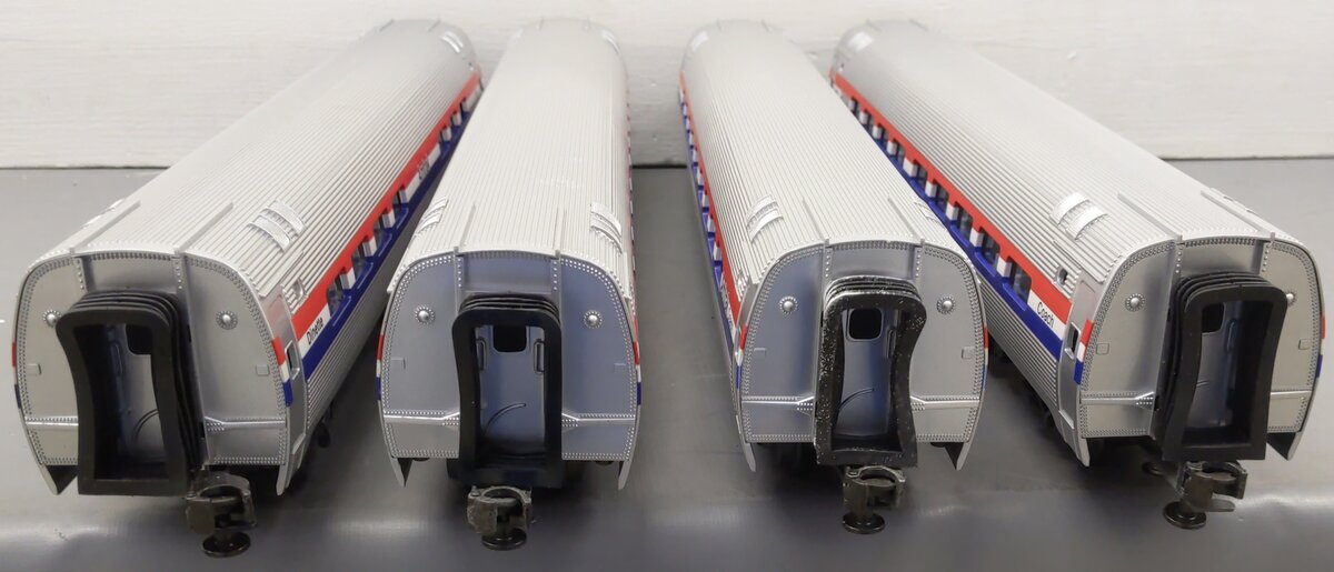 MTH 20-6519 O Amtrak Amfleet Passenger Car Set (Set of 4)/Box