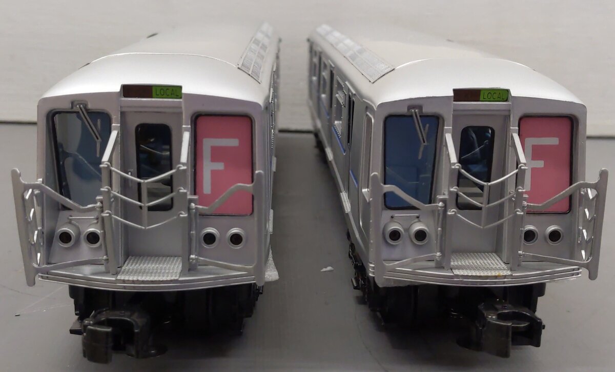 MTH 20-2717-3 O Gauge Premier Non-Powered R40 Subway Set Add-On (Set of 2) EX/Box