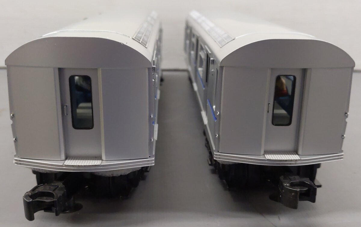 MTH 20-2717-3 O Gauge Premier Non-Powered R40 Subway Set Add-On (Set of 2) EX/Box