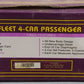 MTH 20-6519 O Amtrak Amfleet Passenger Car Set (Set of 4) VG/Box