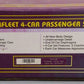 MTH 20-6519 O Amtrak Amfleet Passenger Car Set (Set of 4) VG/Box