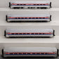 MTH 20-6519 O Amtrak Amfleet Passenger Car Set (Set of 4) VG/Box