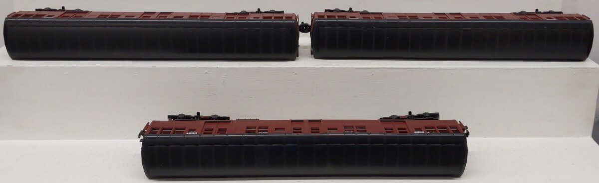 MTH 20-2675-3 O BMT 2500 Series 3-Car Subway Set Add-On Non-Powered (Set of 3) EX/Box