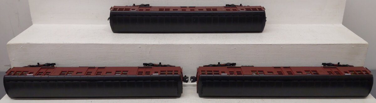 MTH 20-2675-3 O BMT 2500 Series 3-Car Subway Set Add-On Non-Powered (Set of 3) EX/Box