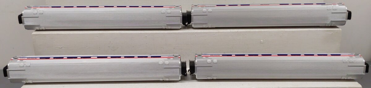 MTH 20-6524 O Gauge Amtrak Superliner Passenger Car Set VG/Box
