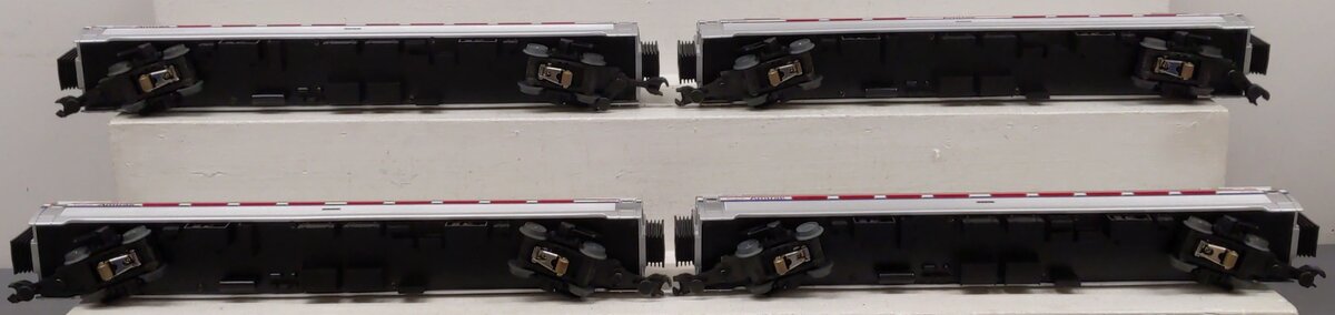 MTH 20-6524 O Gauge Amtrak Superliner Passenger Car Set VG/Box