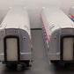 MTH 20-6524 O Gauge Amtrak Superliner Passenger Car Set VG/Box
