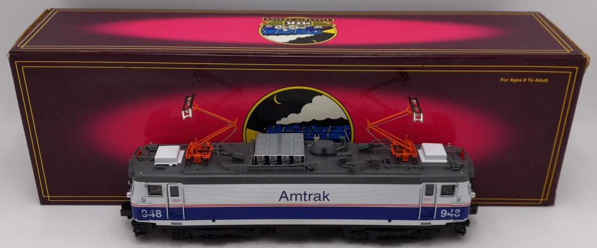 MTH 20-5528-3 Amtrak AEM-7 Non Powered Electric Locomotive #948 EX/Box