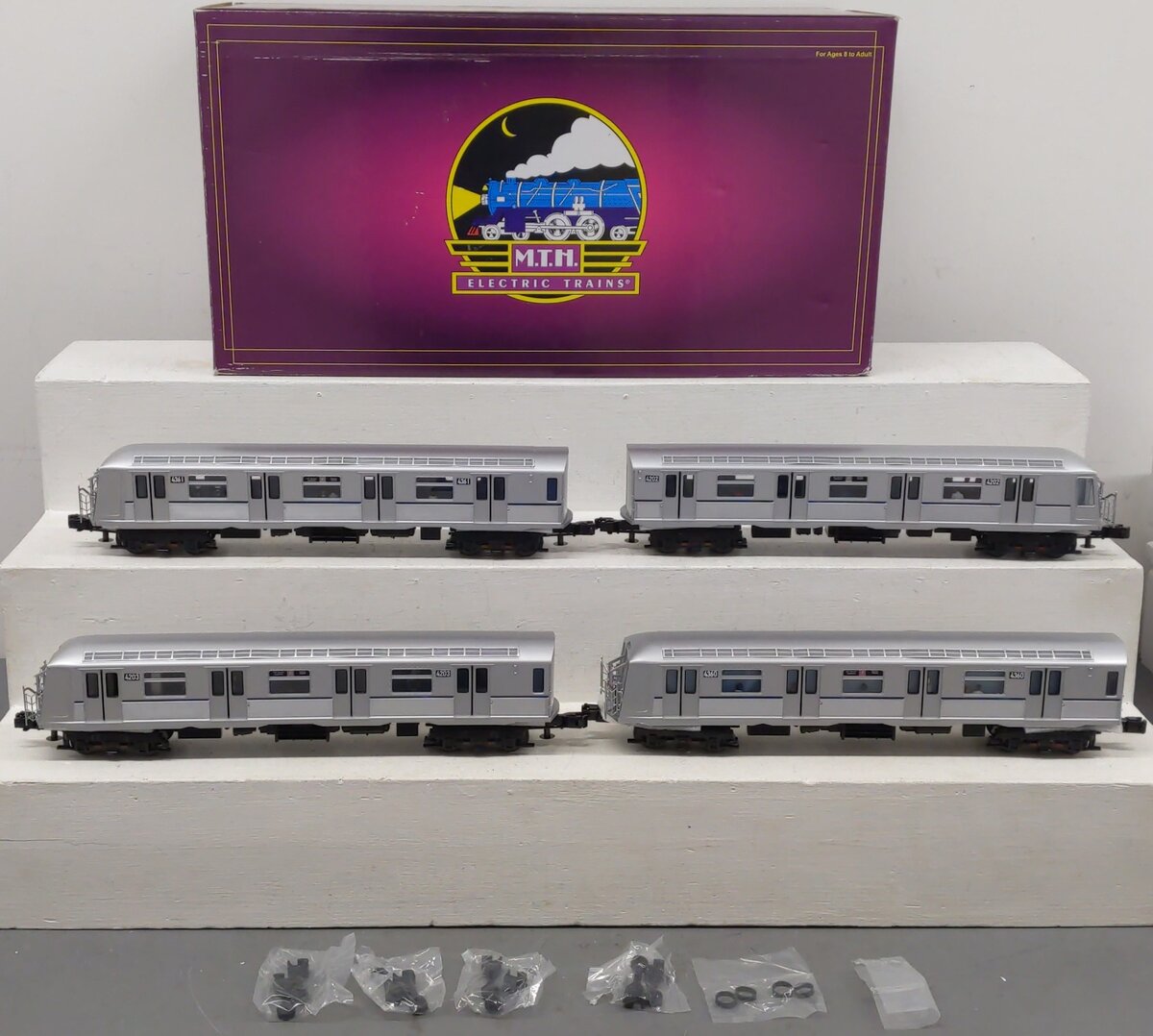 MTH 20-2717-1 O Premier R40 Subway Set w/PS2 (Set of 4) EX/Box