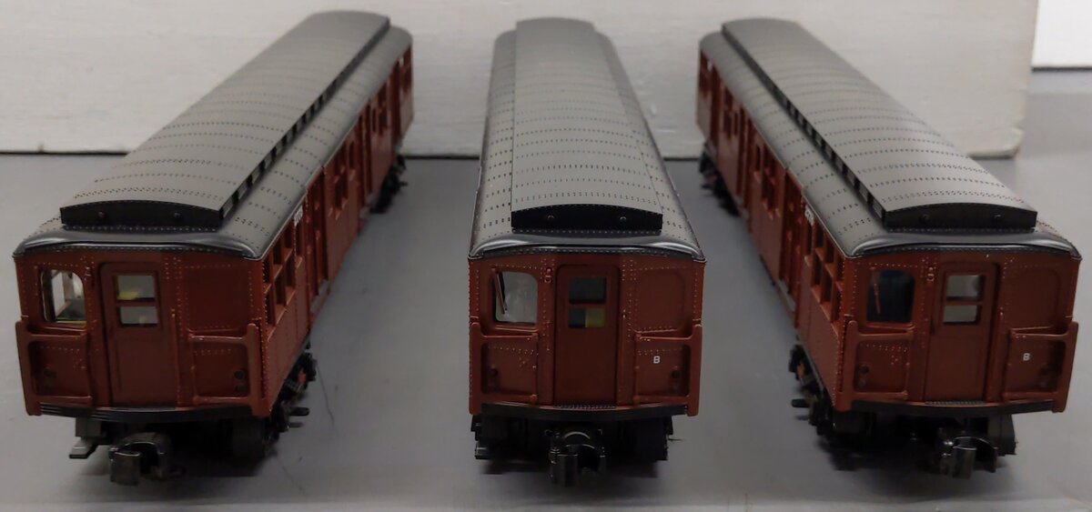 MTH 20-2675-1 O BMT 2500 Series 3-Car Subway Set with Proto-Sound 2.0 (Set of 3) EX/Box