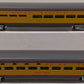 MTH 20-6606 O Gauge Union Pacific 70' Aluminum Slpr/Diner Passenger 2-Car Set LN/Box
