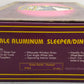 MTH 20-6606 O Gauge Union Pacific 70' Aluminum Slpr/Diner Passenger 2-Car Set LN/Box