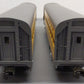 MTH 20-6606 O Gauge Union Pacific 70' Aluminum Slpr/Diner Passenger 2-Car Set LN/Box