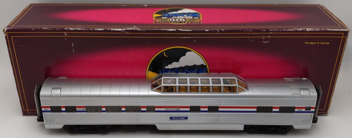MTH 20-68151 Amtrak 70' RPO Passenger Car (Ribbed) EX/Box