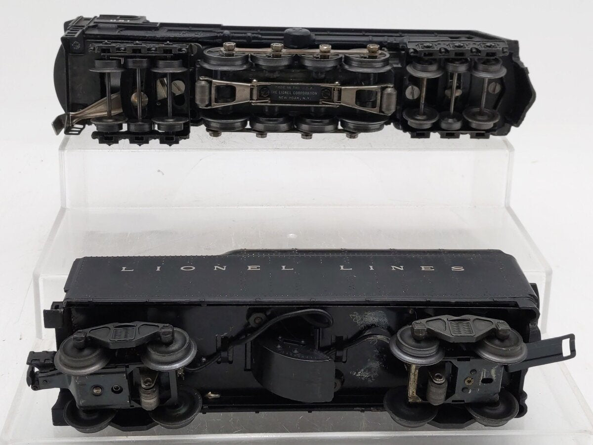 Lionel 681 Vintage O 6-8-6 Diecast S2 Steam Turbine Loco w/2046W-50 Tender VG