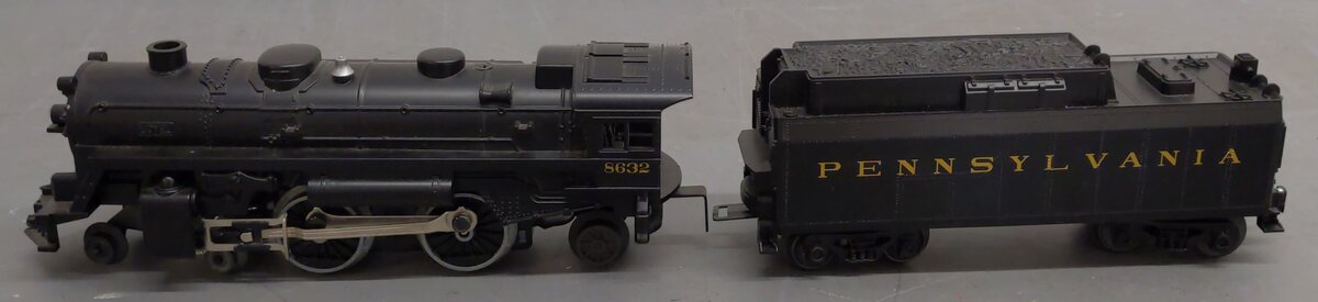 Lionel 6-18632 O Gauge Pennsylvania 4-4-2 Steam Locomotive & Tender #8632 EX