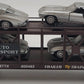 MTH 30-76064 O Pennsylvania Auto Carrier Flatcar w/ Four 1963 Corvettes #500483 EX/Box