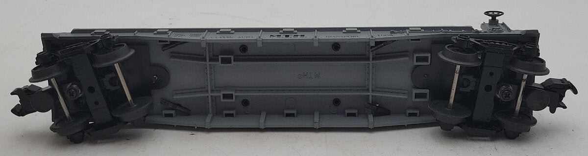 MTH 30-7660 O Gauge MTH Auto Transport Flatcar with Ertl '65 Shelby Cobra's EX/Box