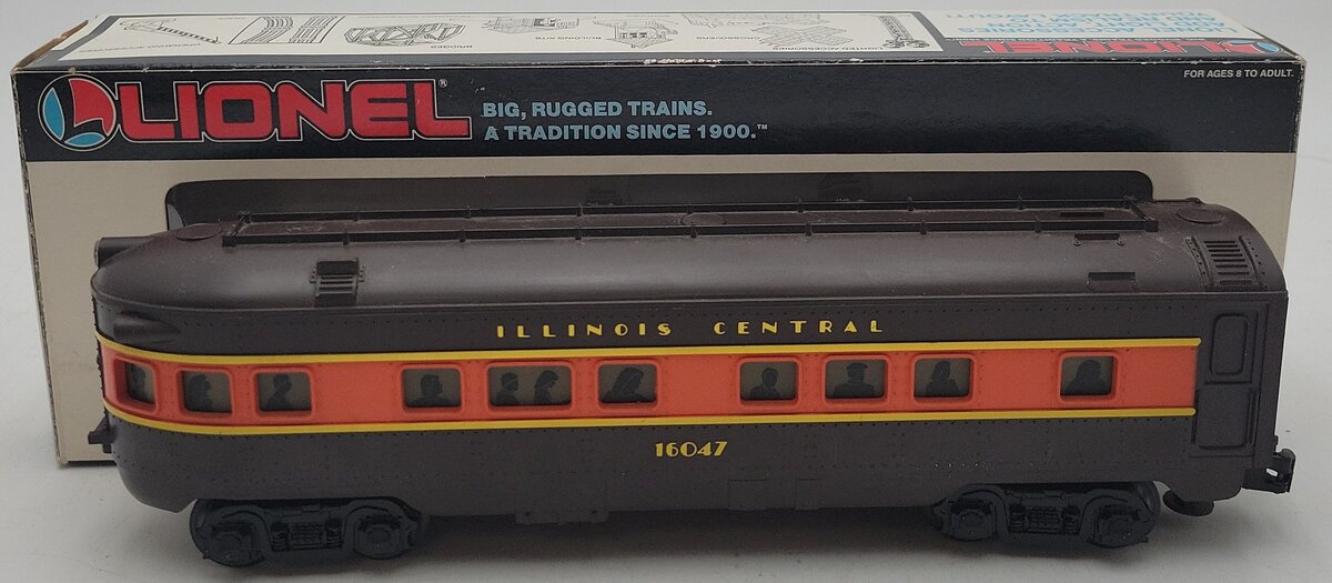 Lionel 6-16047 O Gauge Illinois Central Observation Car EX/Box
