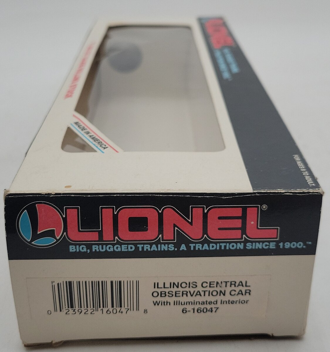 Lionel 6-16047 O Gauge Illinois Central Observation Car EX/Box