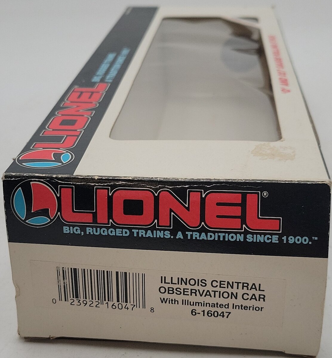 Lionel 6-16047 O Gauge Illinois Central Observation Car EX/Box