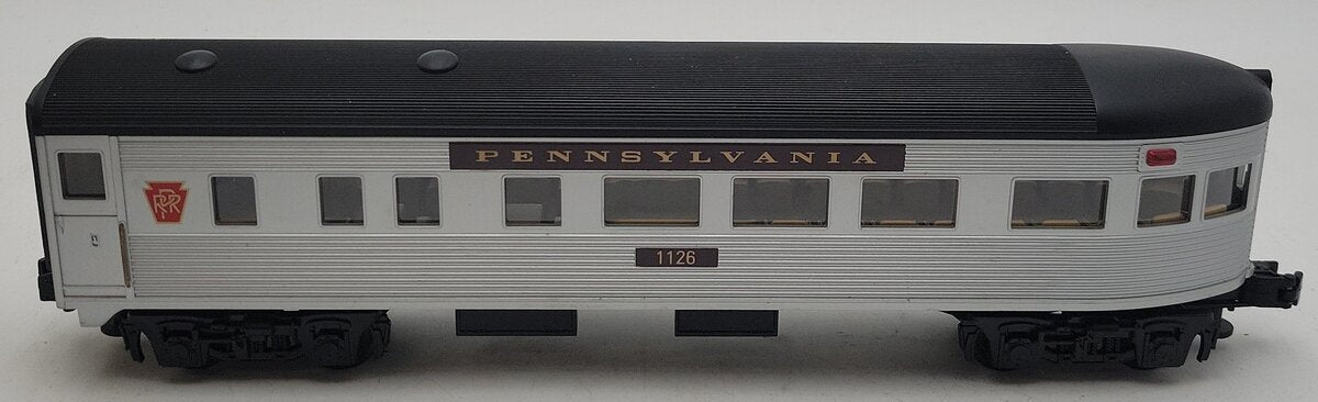 MTH 30-6070S O Pennsylvania Streamlined Observation Car #1126 EX/Box