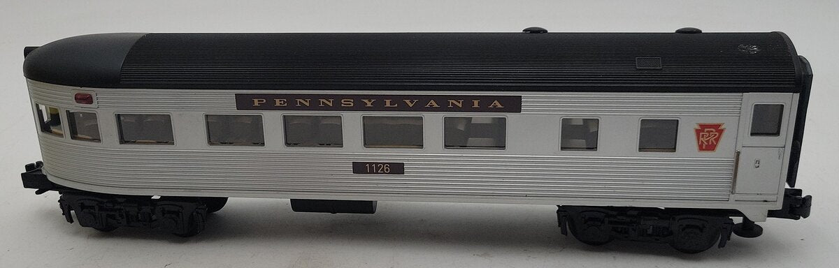 MTH 30-6070S O Pennsylvania Streamlined Observation Car #1126 EX/Box