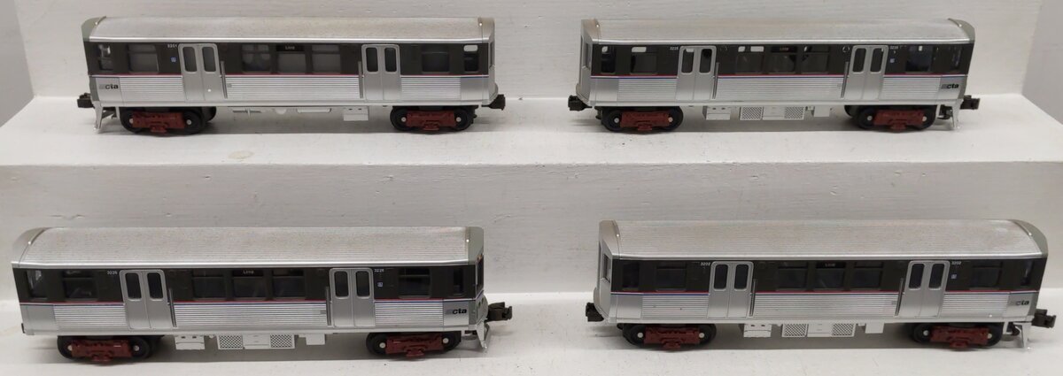 MTH 30-2175-1 O Gauge Chicago 4-Car Modern Subway Set with Proto Sound 1.0 EX/Box