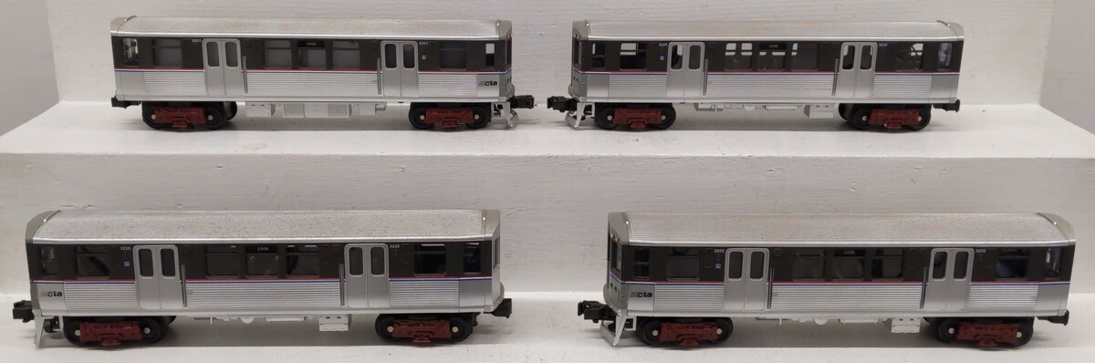 MTH 30-2175-1 O Gauge Chicago 4-Car Modern Subway Set with Proto Sound 1.0 EX/Box