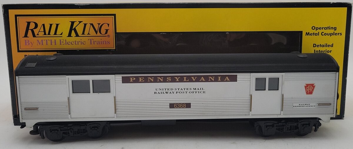 MTH 30-6070S O Pennsylvania Streamlined Baggage Car #6368 EX/Box