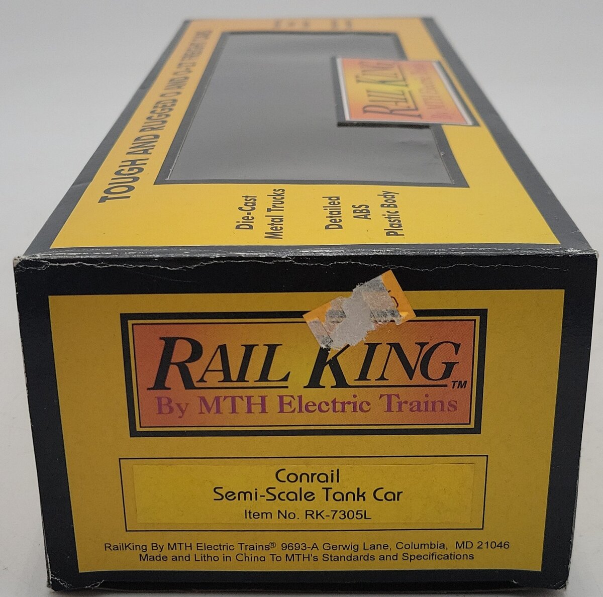 MTH 30-7305 O Gauge Conrail Semi-Scale Tank Car #5010 EX/Box