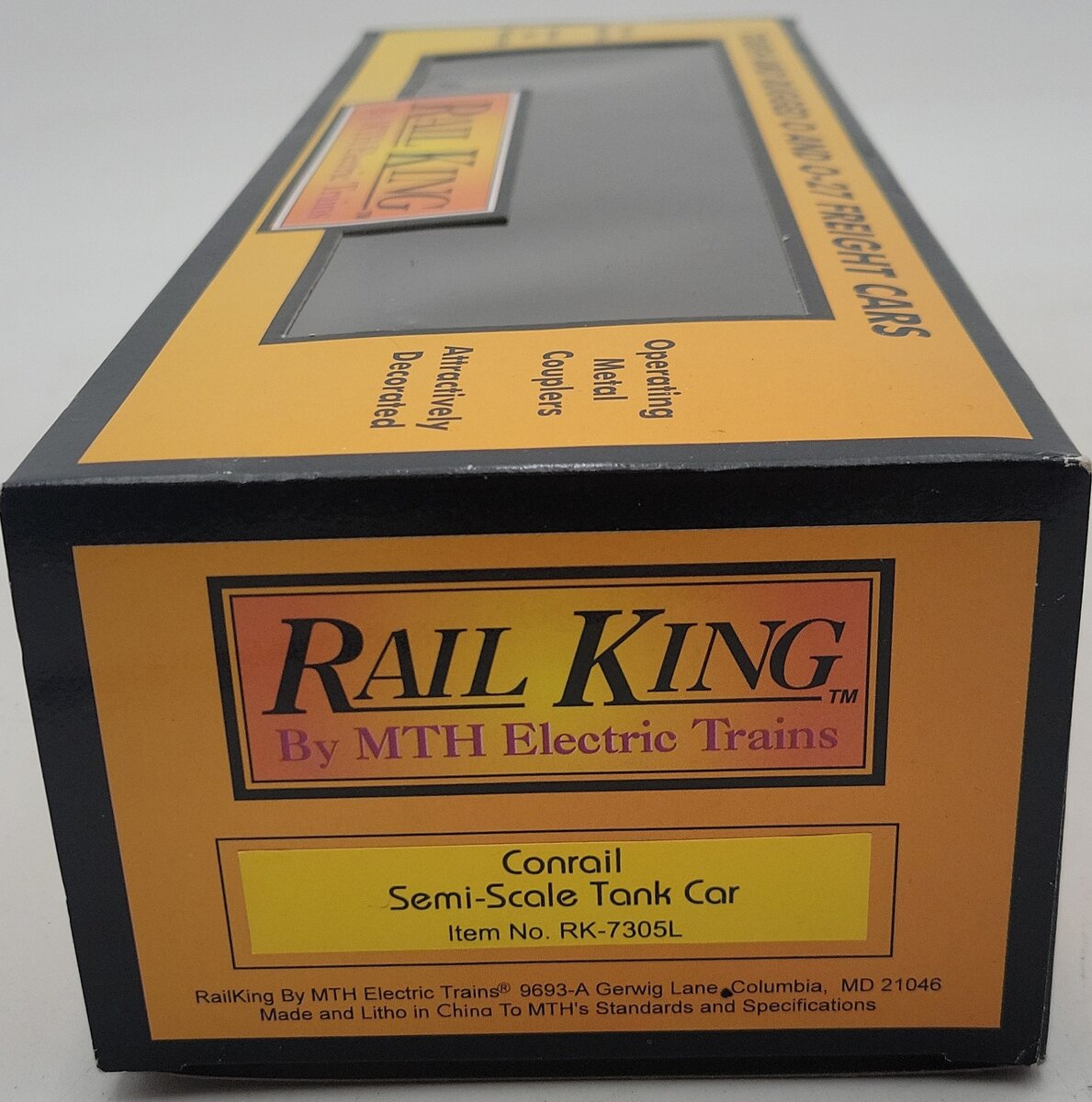 MTH 30-7305 O Gauge Conrail Semi-Scale Tank Car #5010 EX/Box
