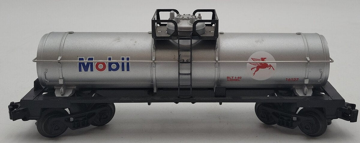 Lionel 6-16127 O Gauge Mobil Oil Corporation Single-Dome Tank Car VG/Box