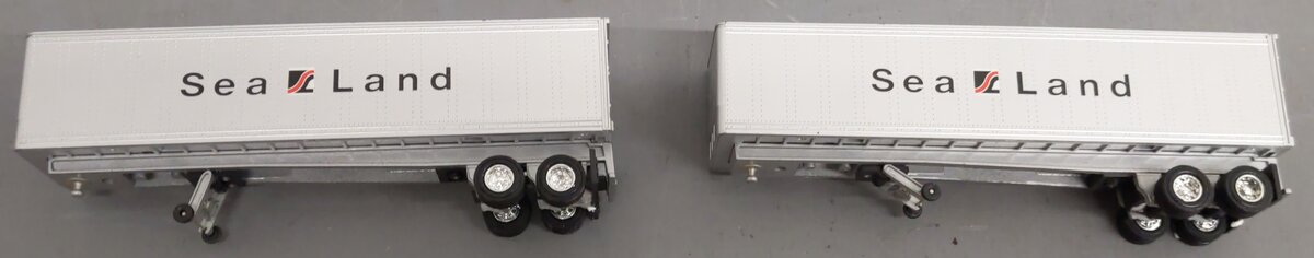 Lionel 6-16322 O Gauge TTUX Flatcar with 2 Sealand Trailers #16321, #16322 EX/Box