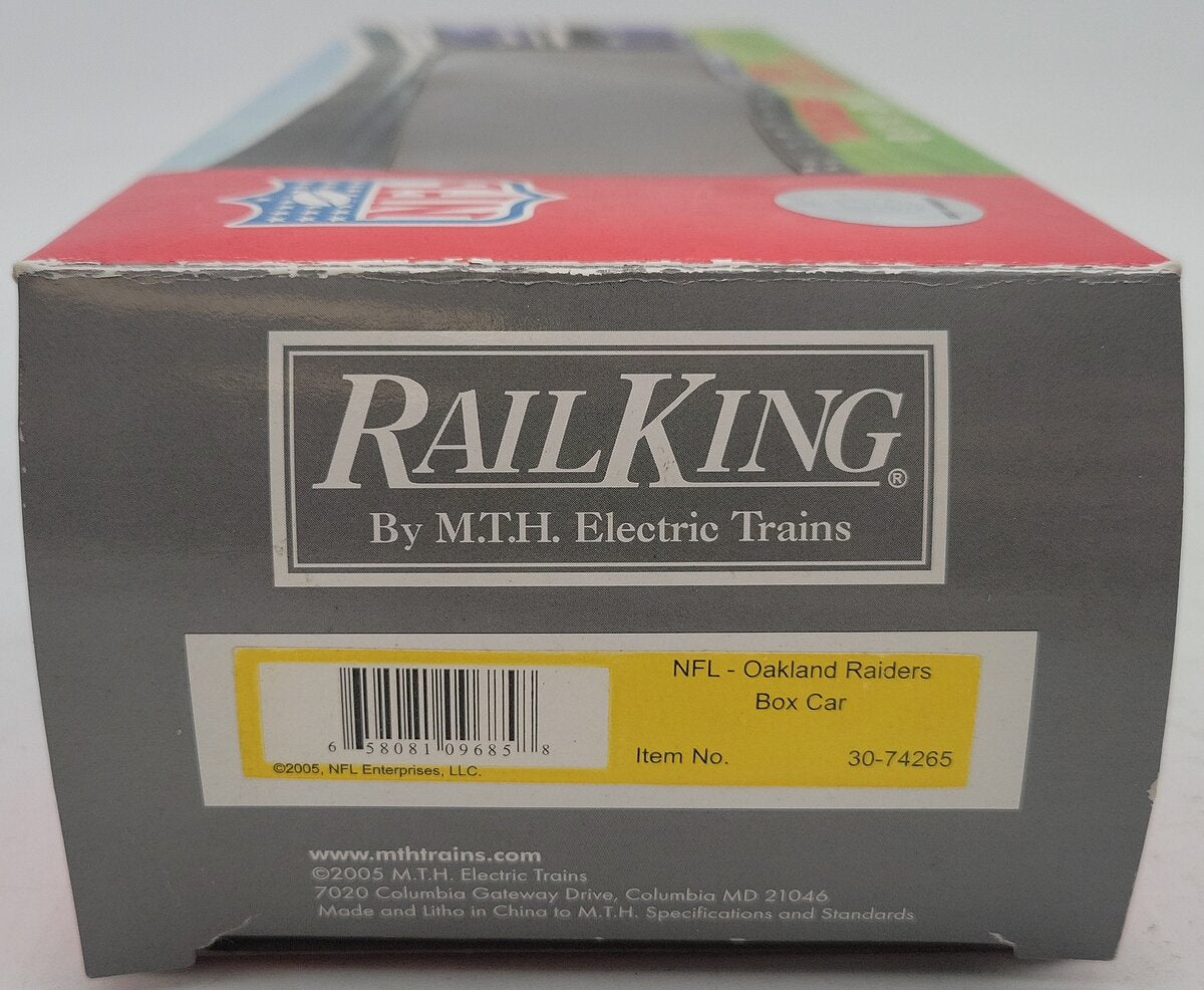 MTH 30-74265 O Gauge NFL- Oakland Raiders Boxcar EX/Box