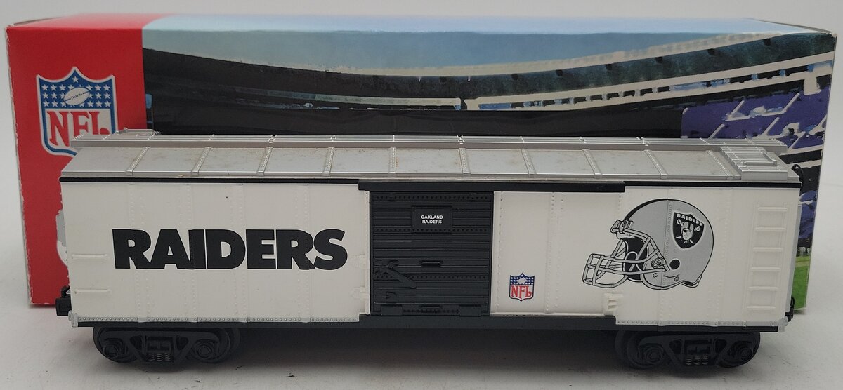 MTH 30-74265 O Gauge NFL- Oakland Raiders Boxcar EX/Box