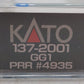 Kato 137-2001 N Scale Pennsylvania Railroad GG-1 Electric Locomotive #4935 EX/Box