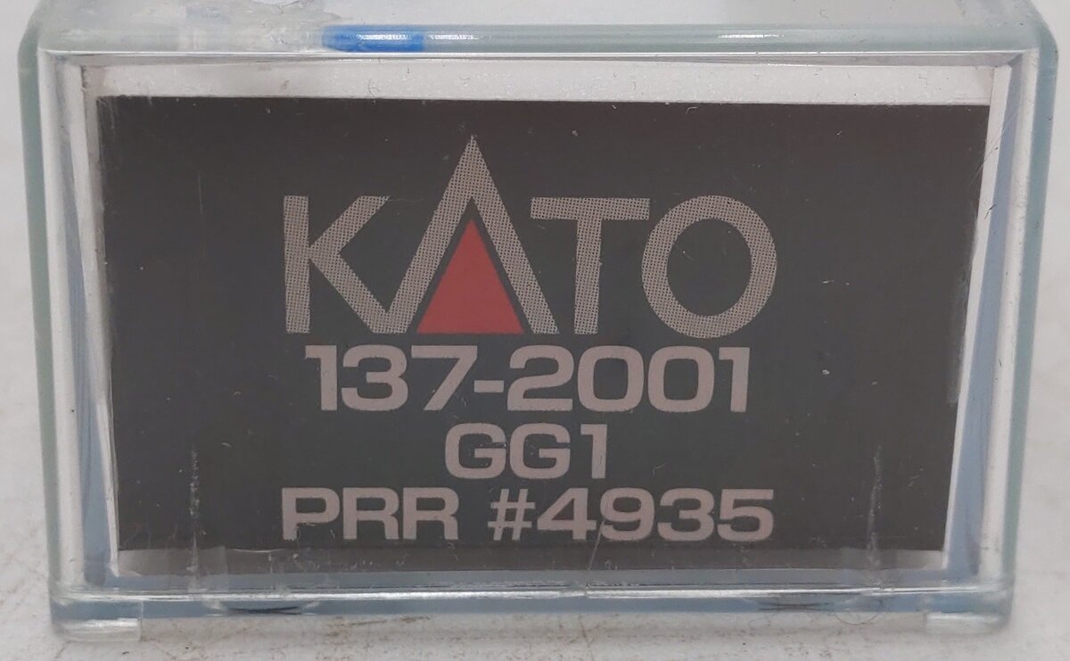 Kato 137-2001 N Scale Pennsylvania Railroad GG-1 Electric Locomotive #4935 EX/Box