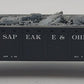 MTH 30-7214 O Gauge Chesapeake & Ohio Gondola w/ Scrap Load #31722 EX