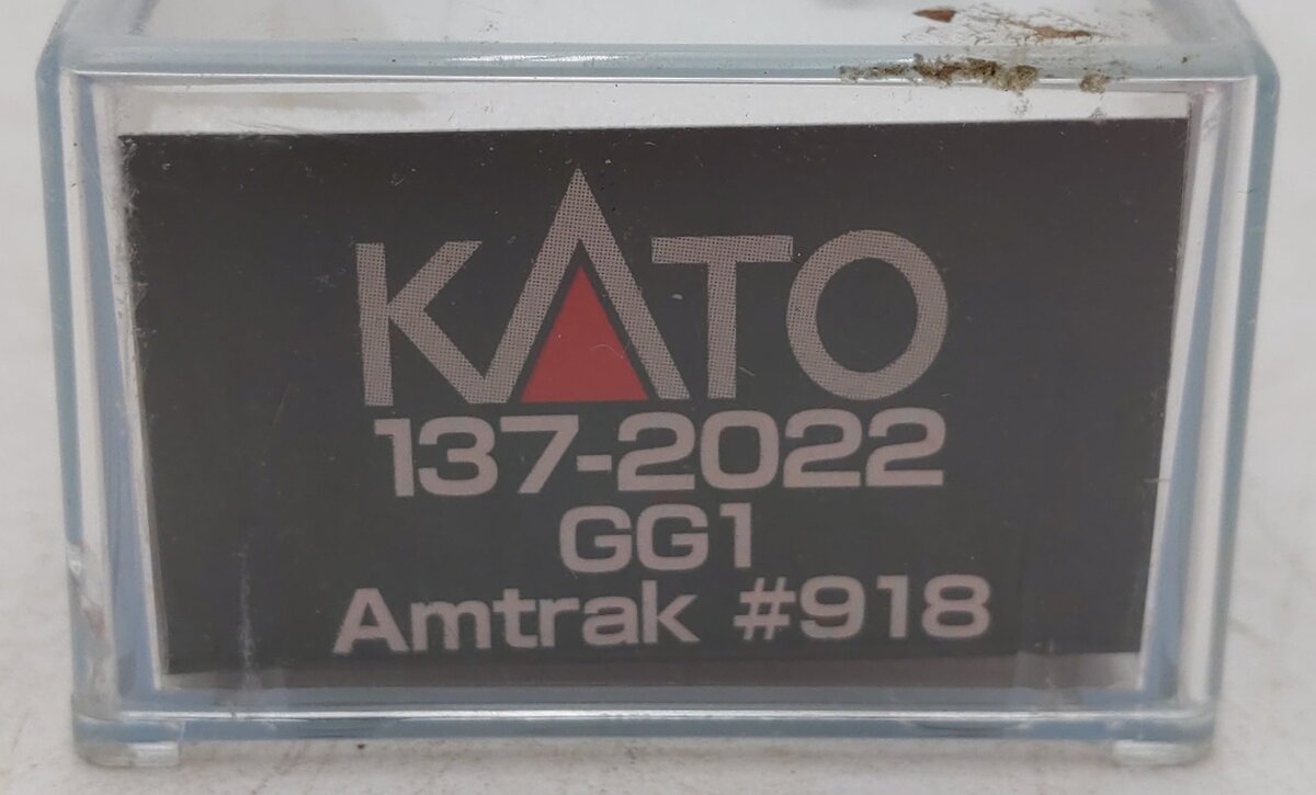 Kato 137-2022 N Scale Amtrak Electric Locomotive #918 EX/Box