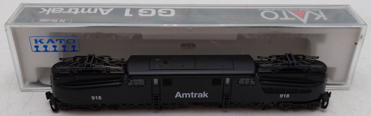Kato 137-2022 N Scale Amtrak Electric Locomotive #918 EX/Box