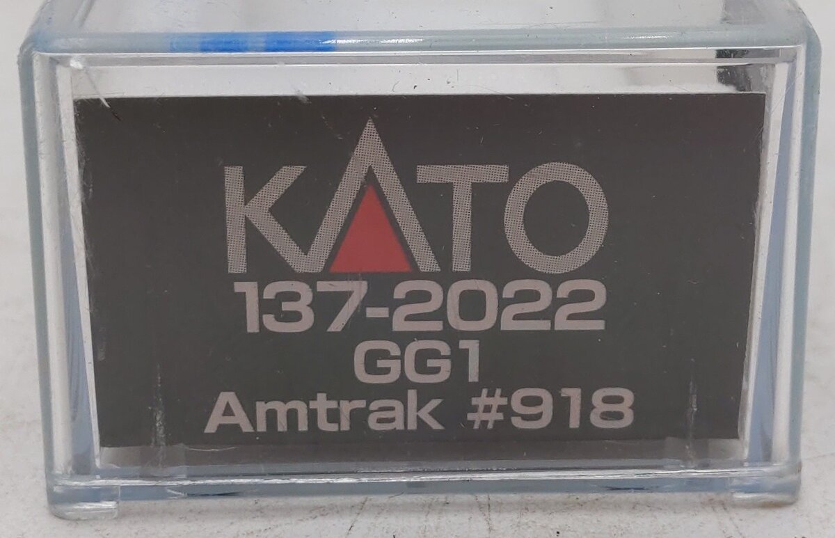 Kato 137-2022 N Scale Amtrak Electric Locomotive #918 EX/Box