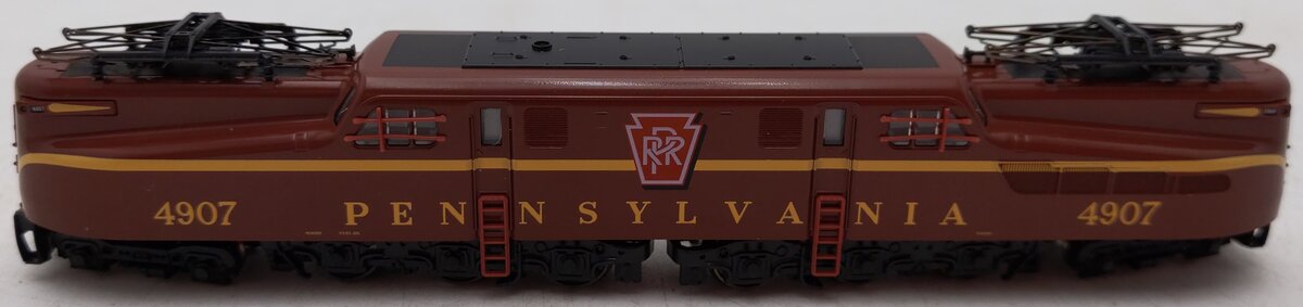 Kato 137-2013 N Pennsylvania Tuscan Single Stripe GG-1 Electric Locomotive #4907 EX/Box