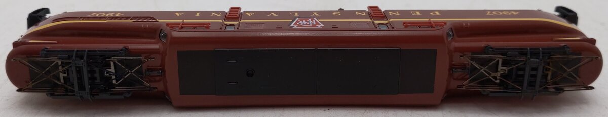 Kato 137-2013 N Pennsylvania Tuscan Single Stripe GG-1 Electric Locomotive #4907 EX/Box