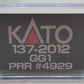 Kato 137-2012 PRR Green Single Stripe GG-1 Electric Locomotive #4929 EX/Box