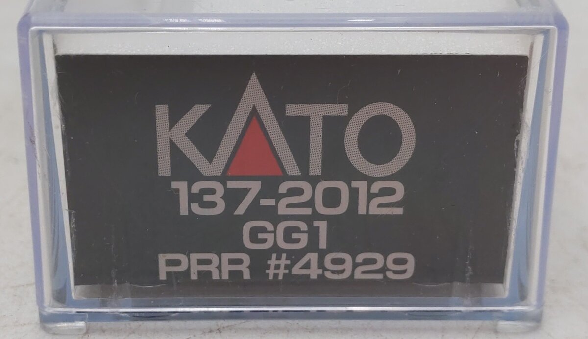 Kato 137-2012 PRR Green Single Stripe GG-1 Electric Locomotive #4929 EX/Box