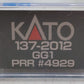 Kato 137-2012 PRR Green Single Stripe GG-1 Electric Locomotive #4929 EX/Box