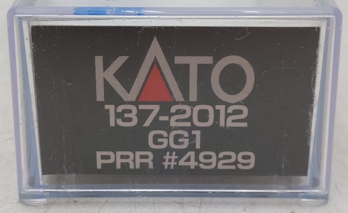 Kato 137-2012 PRR Green Single Stripe GG-1 Electric Locomotive #4929 EX/Box