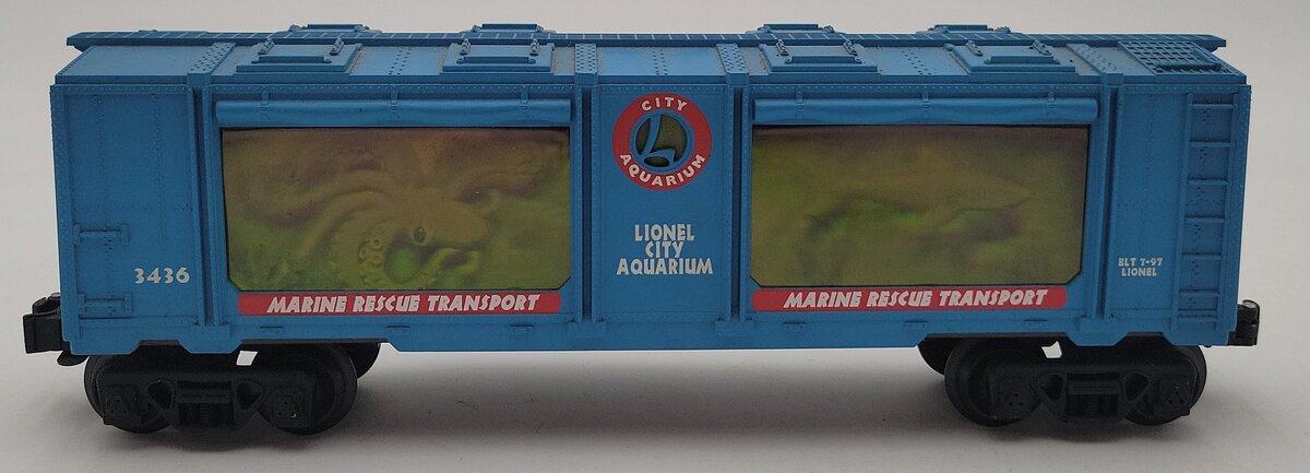 Lionel 6-3436 Marine Rescue Transport Boxcar EX