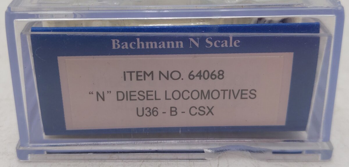 Bachmann 64068 N Scale CSX U36B Diesel Locomotive #5542 EX/Box
